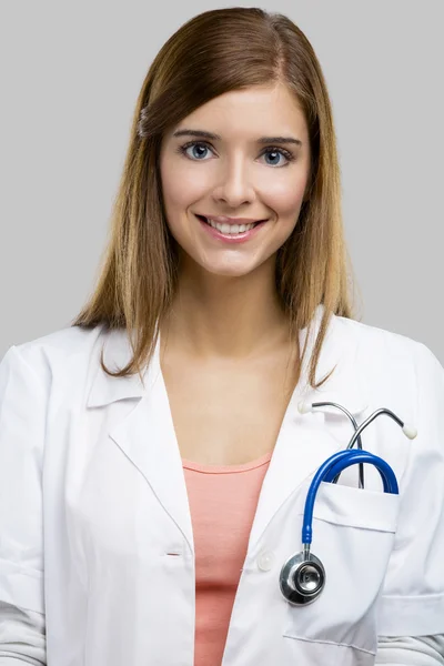 Beautiful young female doctor — Stock Photo, Image