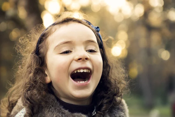 Bambina felice — Foto Stock