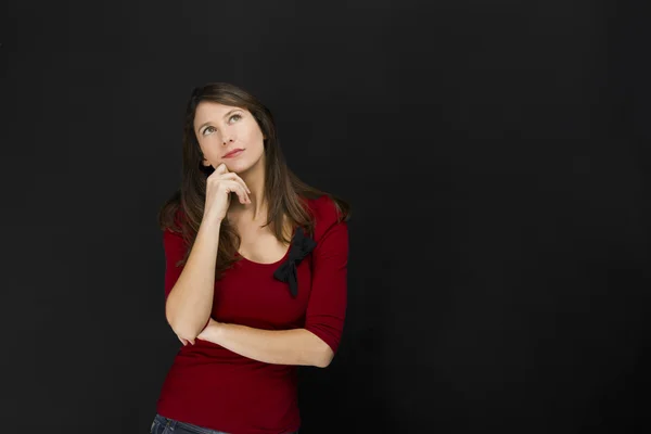 Studentinnen denken nach — Stockfoto