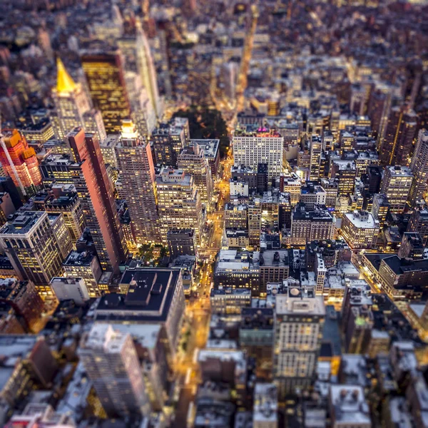 Top view of New York City — Stock Photo, Image