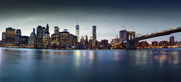 Panorama i new york city — Stockfoto