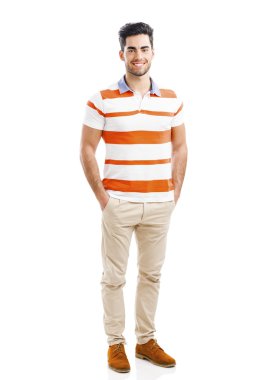 Yakışıklı genç adam.