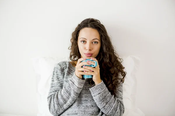 Start a day with a fresh coffee — Stock Photo, Image