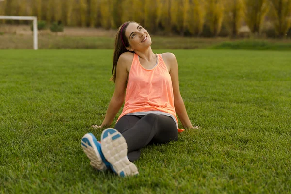 Tempo de relaxamento após o exercício — Fotografia de Stock