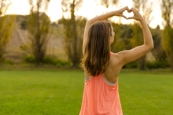 Me encanta el concepto de fitness — Foto de Stock