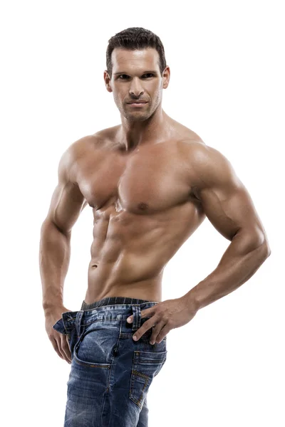 Hombre musculoso atractivo — Foto de Stock