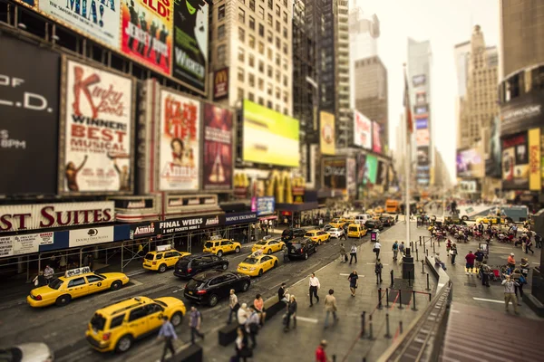 Движение по улицам Нью-Йорка — стоковое фото