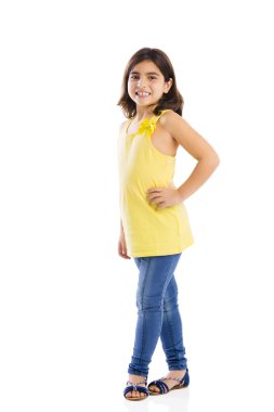 Güzel kız gülümsüyor