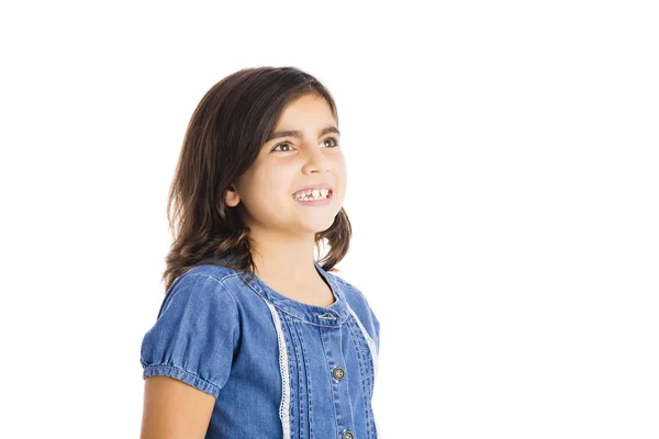 Menina bonita sorrindo — Fotografia de Stock