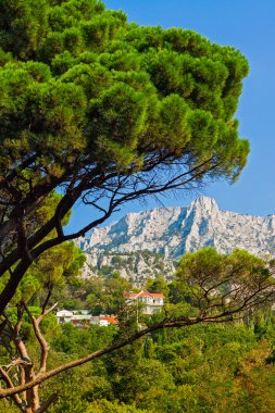 Kırım'da, görünümü Mount Ai-Petri