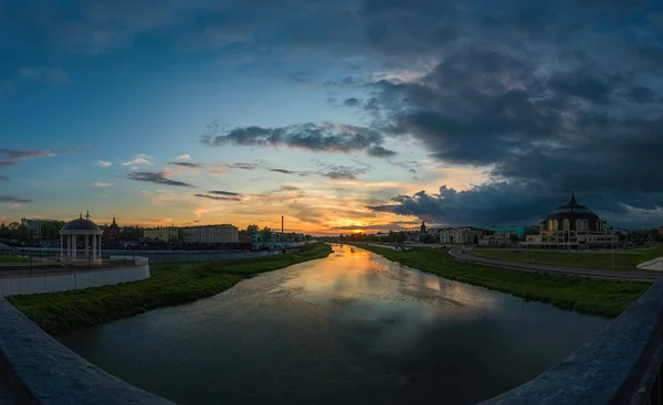Summer sundown in Tula, Russia — Stock Photo, Image
