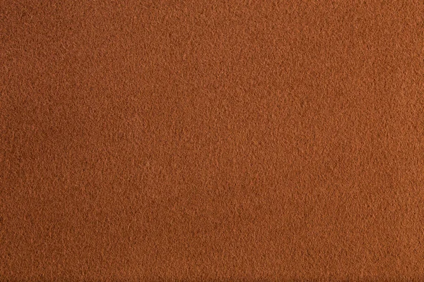 Brown synthetic fleece flat texture closeup background — Stock Photo, Image