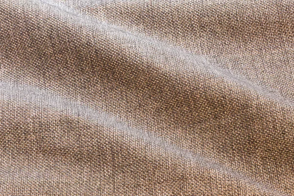 Brown waves dense rough fabric closeup background — Stock Photo, Image