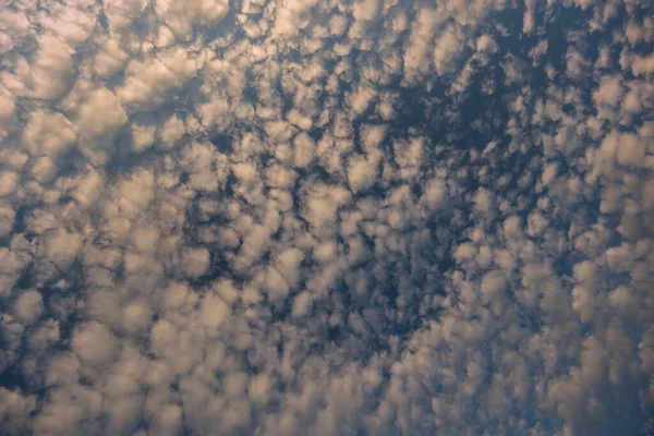 Stratocumulus clouds flat background — Stock Photo, Image