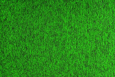 yeşil ve siyah melanj örülmüş doku ve düz arkaplan