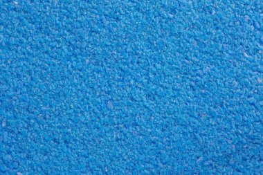 Mavi bakır sülfat granüllerinin tam çerçeve arkaplanı ve dokusu - yakın plan