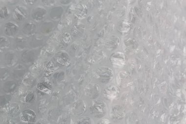 Buruşuk hava kabarcığı ambalajı - gerçek hayat yakın plan