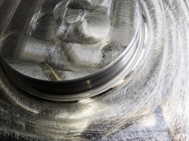 cnc yüzey değirmeninden sonra çelik işçiliği - tam kare endüstriyel cnc teknoloji arkaplanı