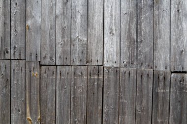 Gri, dağınık ahşap tahtalar duvar altyüzü dokusu ve arkaplan