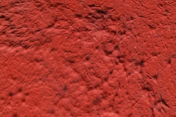 Czerwony tynk z dekoracyjnym wcięciem wykończenie ściany tekstury i tła — Zdjęcie stockowe