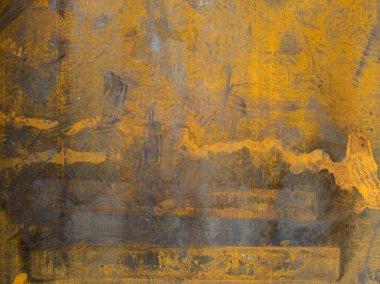 yassı paslı demir yüzeyi yakın plan ve doku