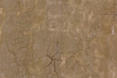 Gri kirli çatlak alçı duvar - düz doku ve tam çerçeve arkaplan