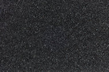 düz siyah köpük kauçuk sünger dokusu ve arkaplan