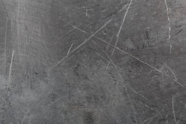 Çizilmiş gerçek hayat eski alüminyum düz sayfa dokusu ve tam çerçeve arkaplan