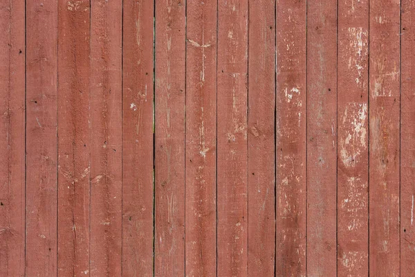 Close-up full frame background and texture of brown painted wood fence or shed wall — Stock Photo, Image