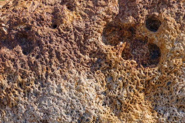 Textura de superfície de pedra e fundo de quadro completo sob luz solar direta — Fotografia de Stock