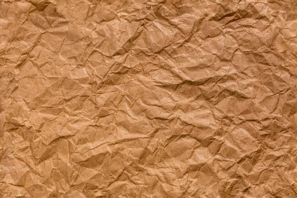 Ragged arrugado papel kraft marrón textura sin costuras y fondo de marco completo —  Fotos de Stock