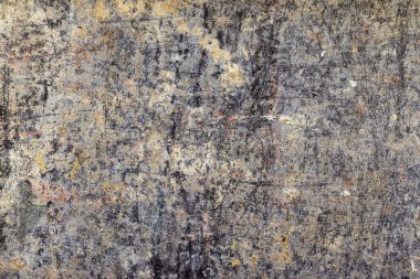 Grungy dark gray abstract flat texture with scratches and stains.