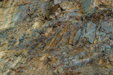 Gün ışığı altında sert kaya oluşumu - doku ve arkaplan