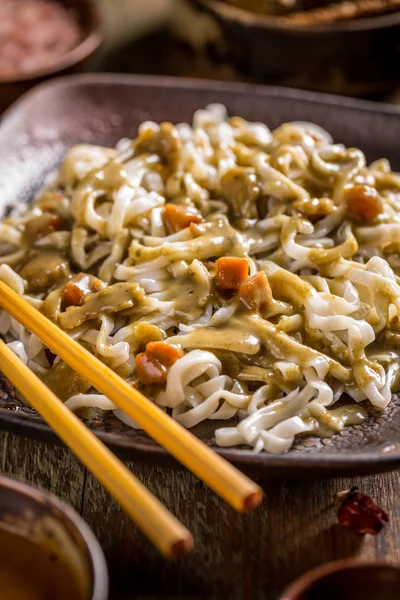 Thaise noedels, Aziatisch eten — Stockfoto