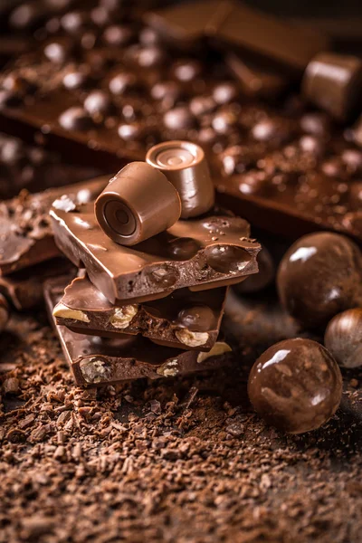 Chocolats et pralines Photo De Stock