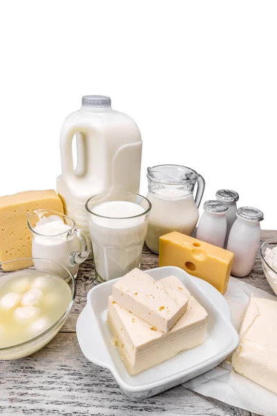 Süt ürünleri çeşitleri — Stok fotoğraf