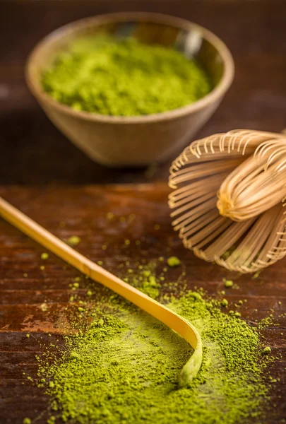 Green matcha tea — Stock Photo, Image