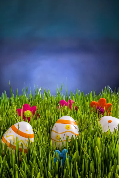 Easter concept with eggs — Stock Photo, Image