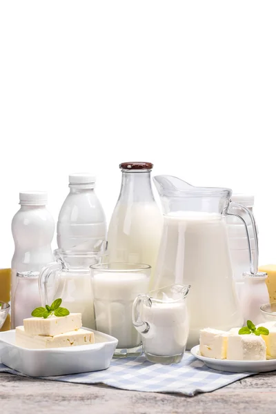Z produktów mlecznych — Zdjęcie stockowe