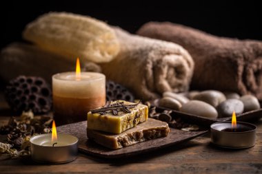 Vanilya ile el yapımı Sabun