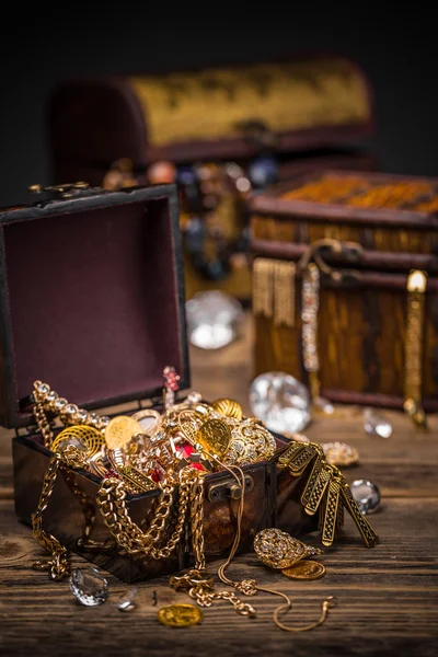 Treasure chest, close up — Stock Photo, Image