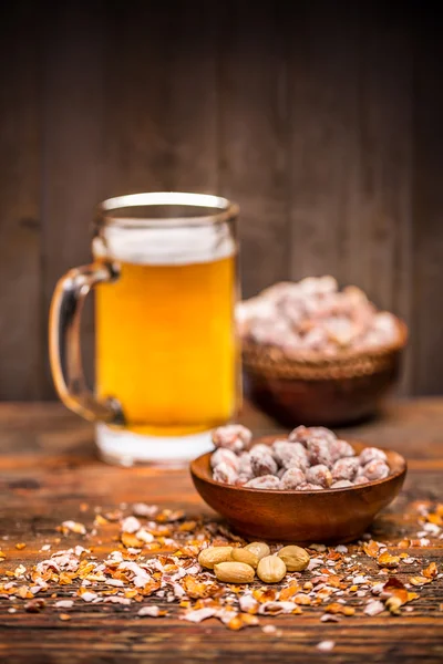 Arachidi e Birra — Foto Stock