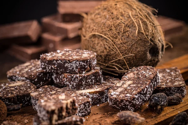 Postre de chocolate dulce —  Fotos de Stock