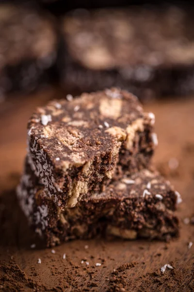 Csoki szalámi torta — Stock Fotó