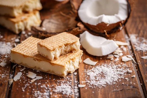 Obleas de chocolate caseras — Foto de Stock