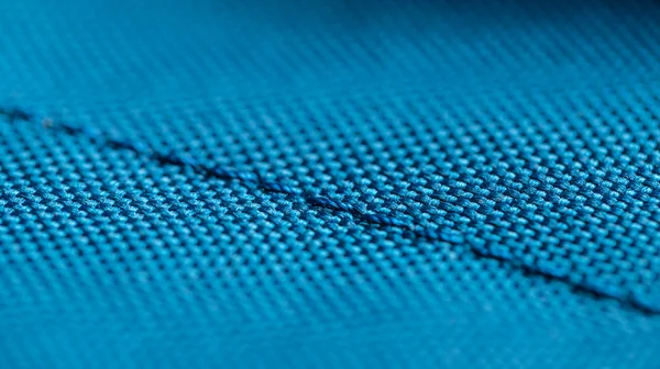 Blauwe weefsel textuur — Stockfoto