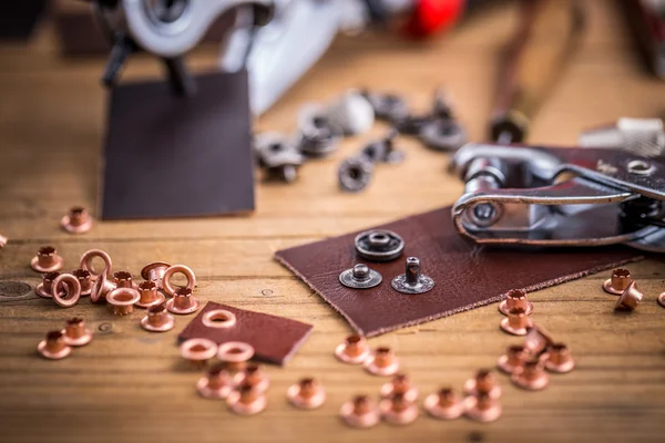 Leather hole maker — Stock Photo, Image