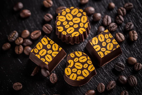 Praline al cioccolato dolce — Foto Stock