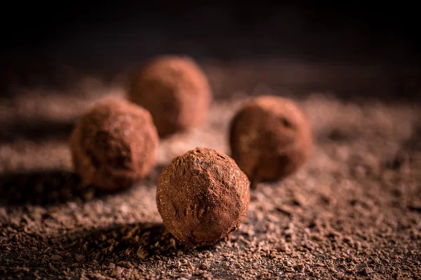 Söta chokladbollar — Stockfoto