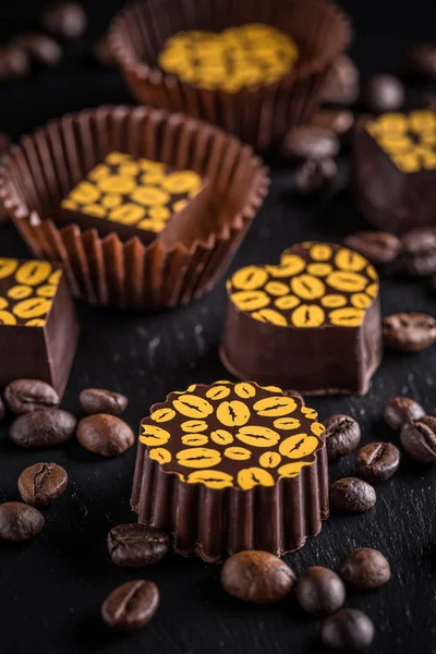 Pralines au café sucré Images De Stock Libres De Droits